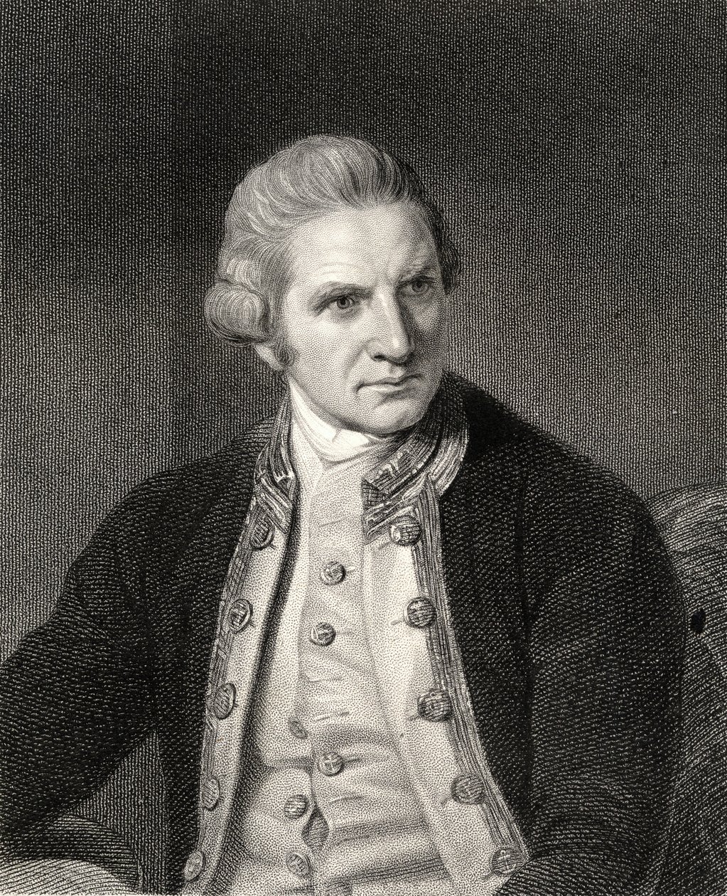 James Cook (1728-79) a „The Gallery of Portraits” című művéből, 1833-ban alkotó: English School