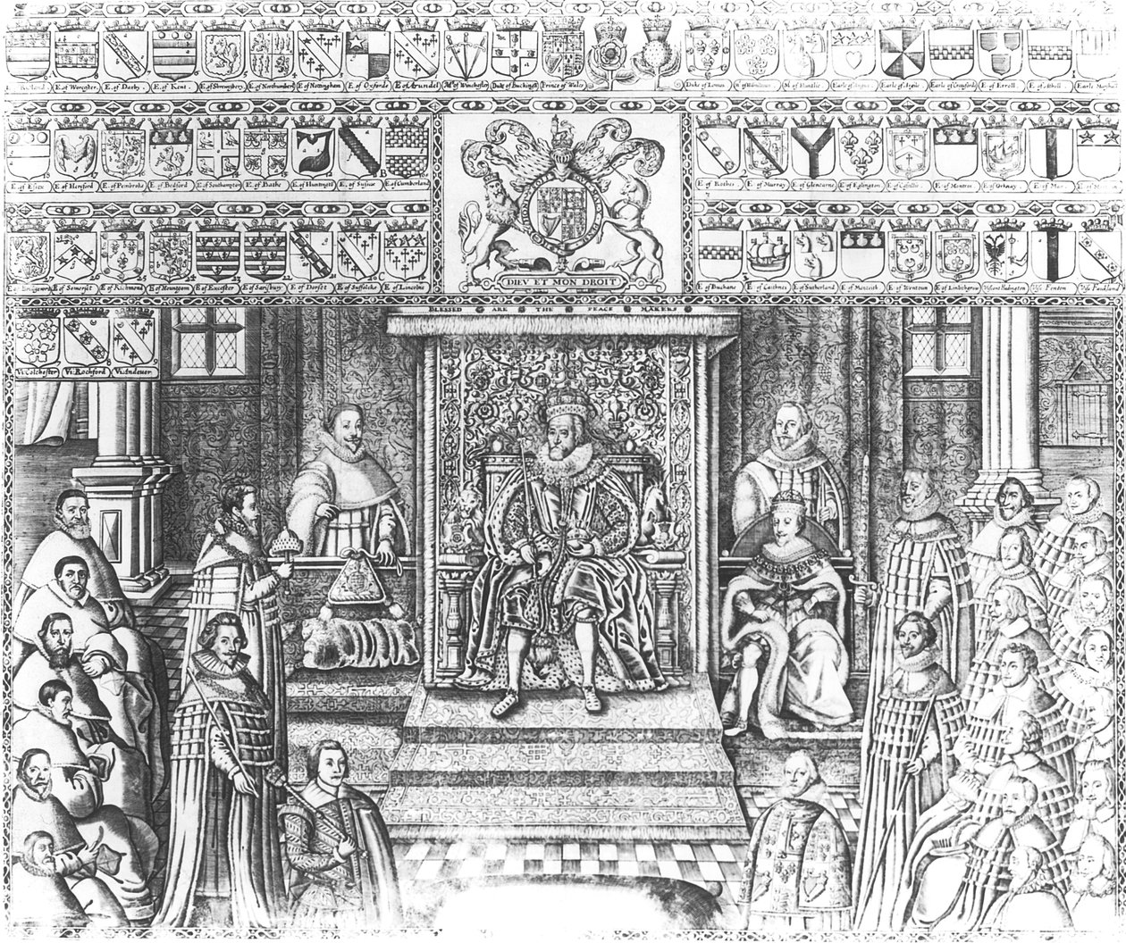 I. Jakab angol (1566-1625) az udvarban alkotó: English School