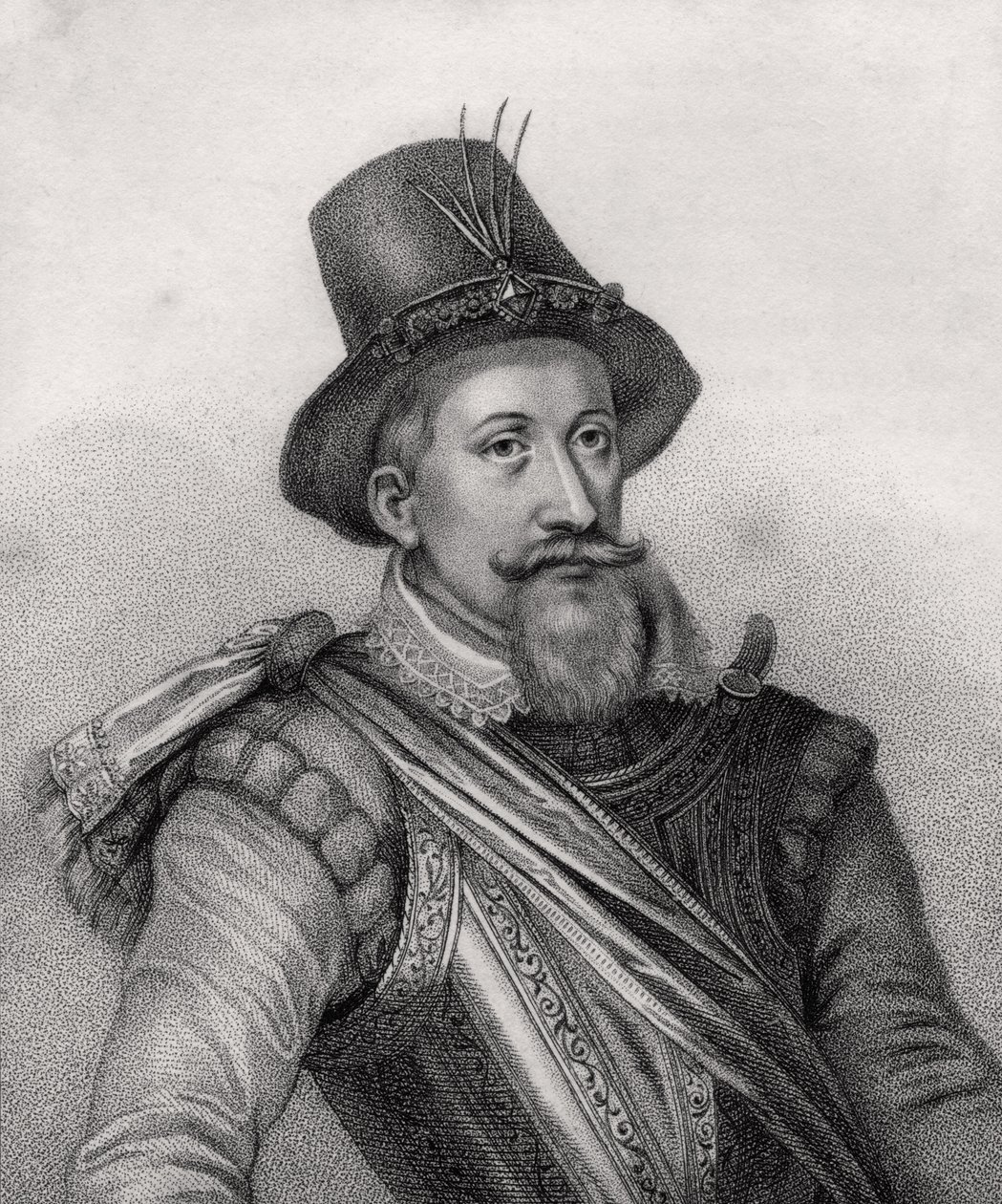 I. angol Jakab, Bocquet metszete a „Királyi és nemes szerzők katalógusából”, 1806-ban jelent meg alkotó: English School