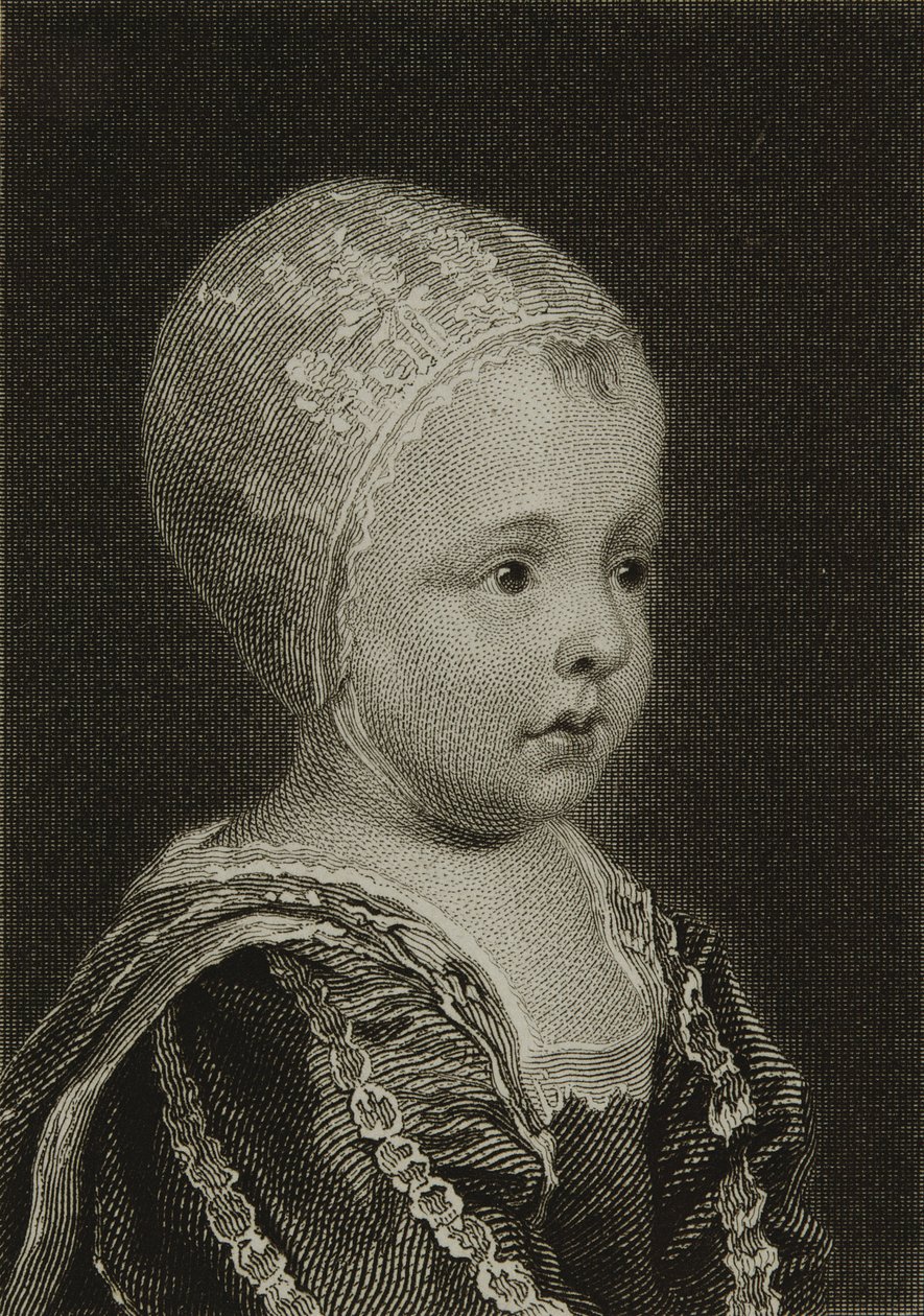 II. Jakab (1633-1701) gyermekként alkotó: English School