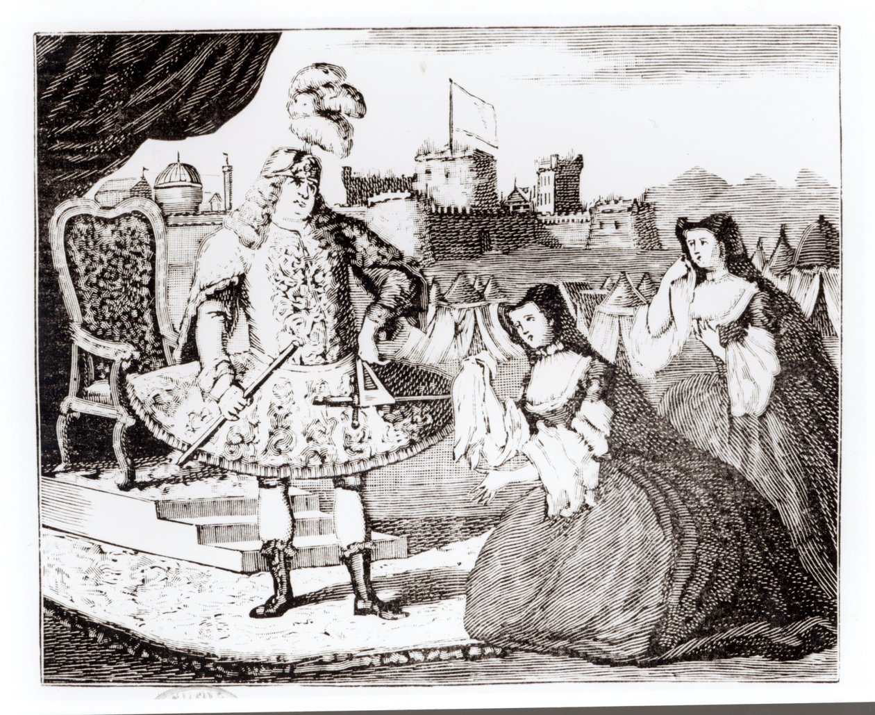 James Quin (1693-1766) Coriolanusként alkotó: English School