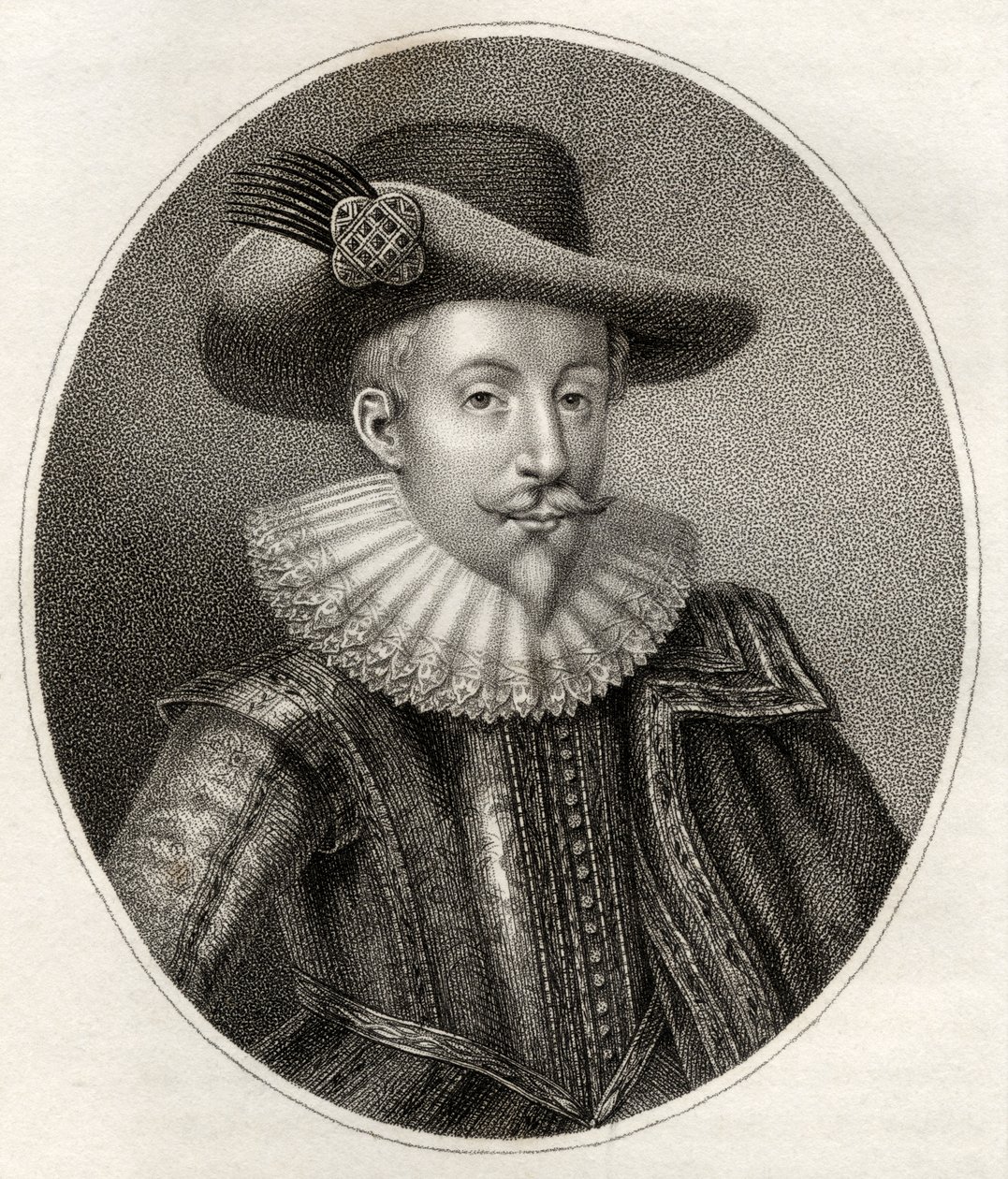 John Digby, Bocquet metszete, illusztráció a „Királyi és nemes szerzők katalógusának III. kötetéből”, 1806-ban megjelent alkotó: English School