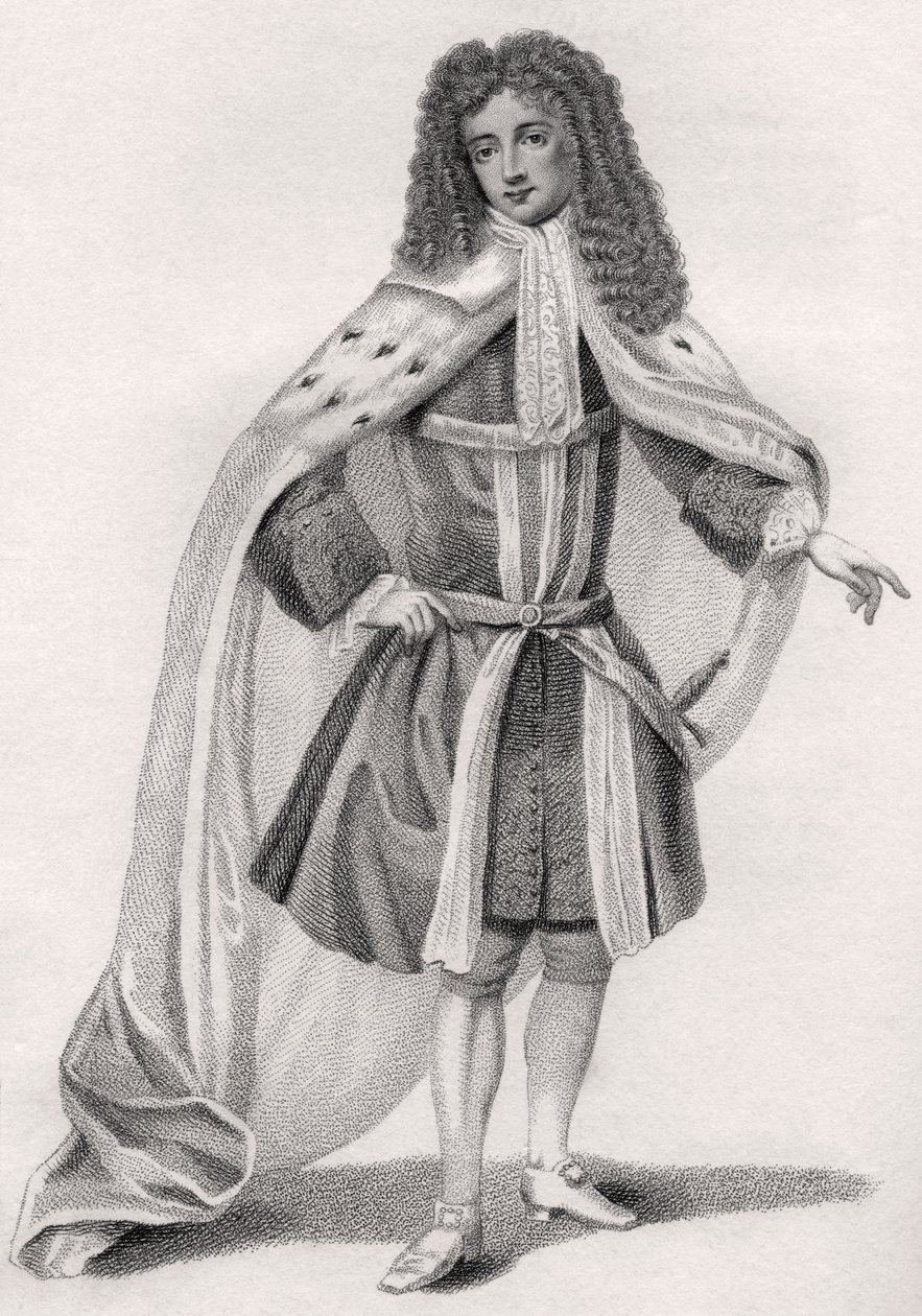 John Jeffreys, illusztráció a „Királyi és nemes szerzők katalógusából, IV. kötet”, 1806-ban megjelent alkotó: English School