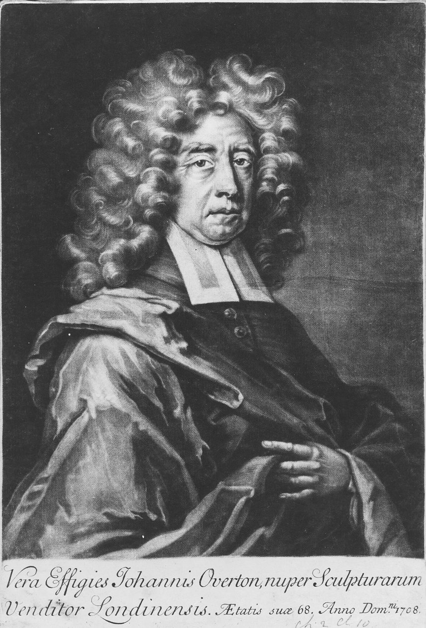 John Overton, 1708 (mezzotinta) alkotó: English School