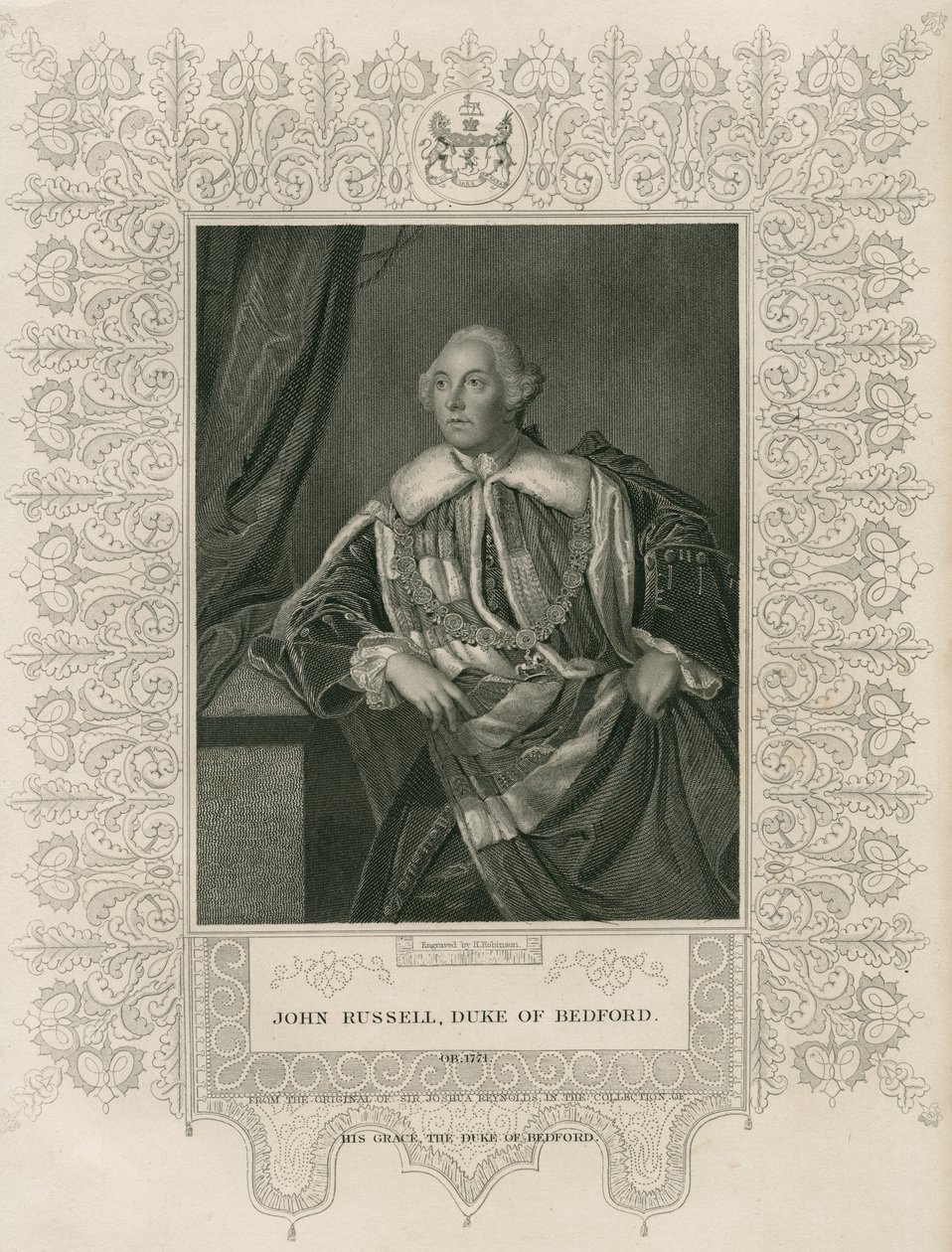 John Russell, Bedford hercege alkotó: English School
