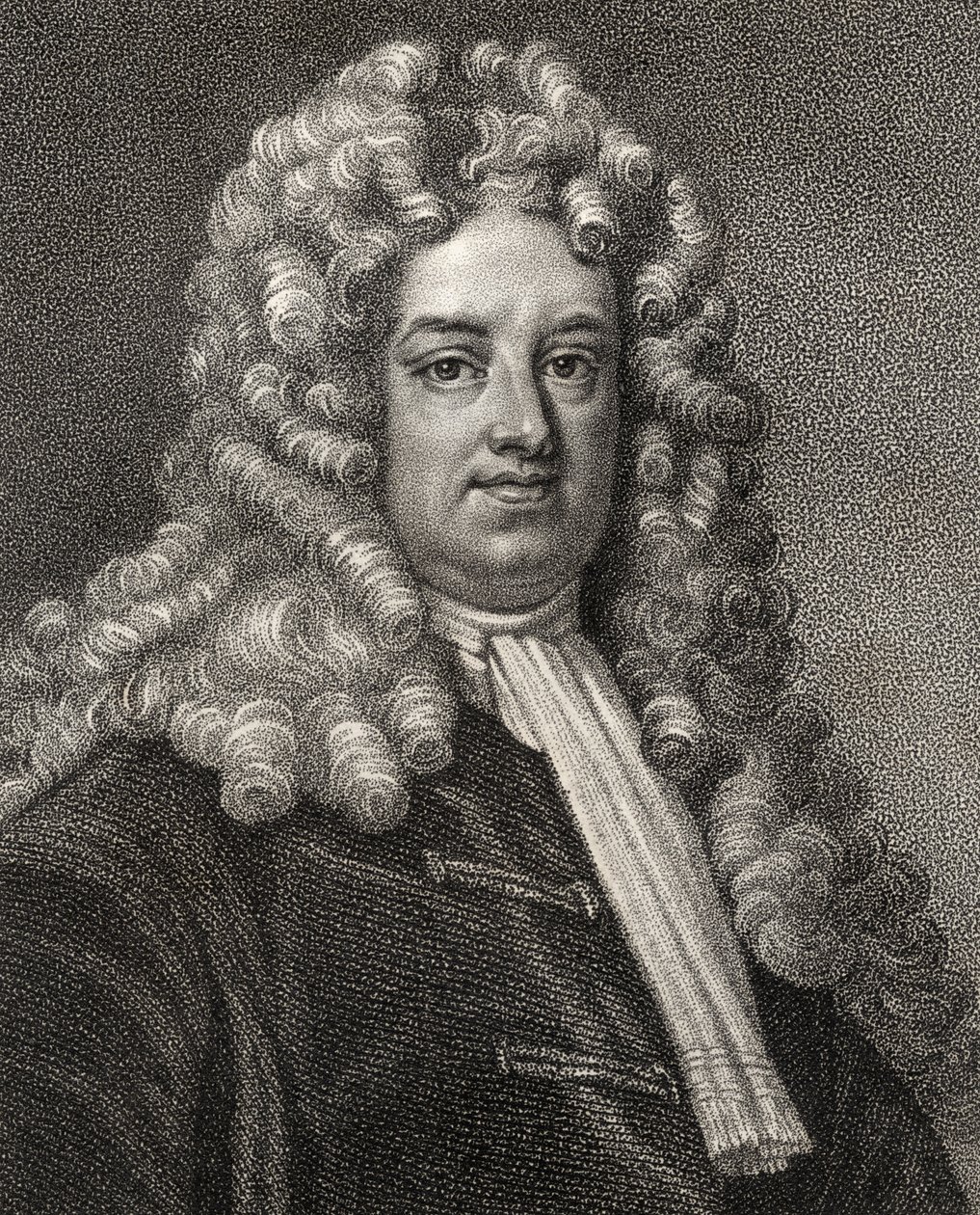 John Somers, Geremia által metszett, illusztráció a „Királyi és nemes szerzők katalógusa IV. kötetéből”, 1806-ban megjelent alkotó: English School