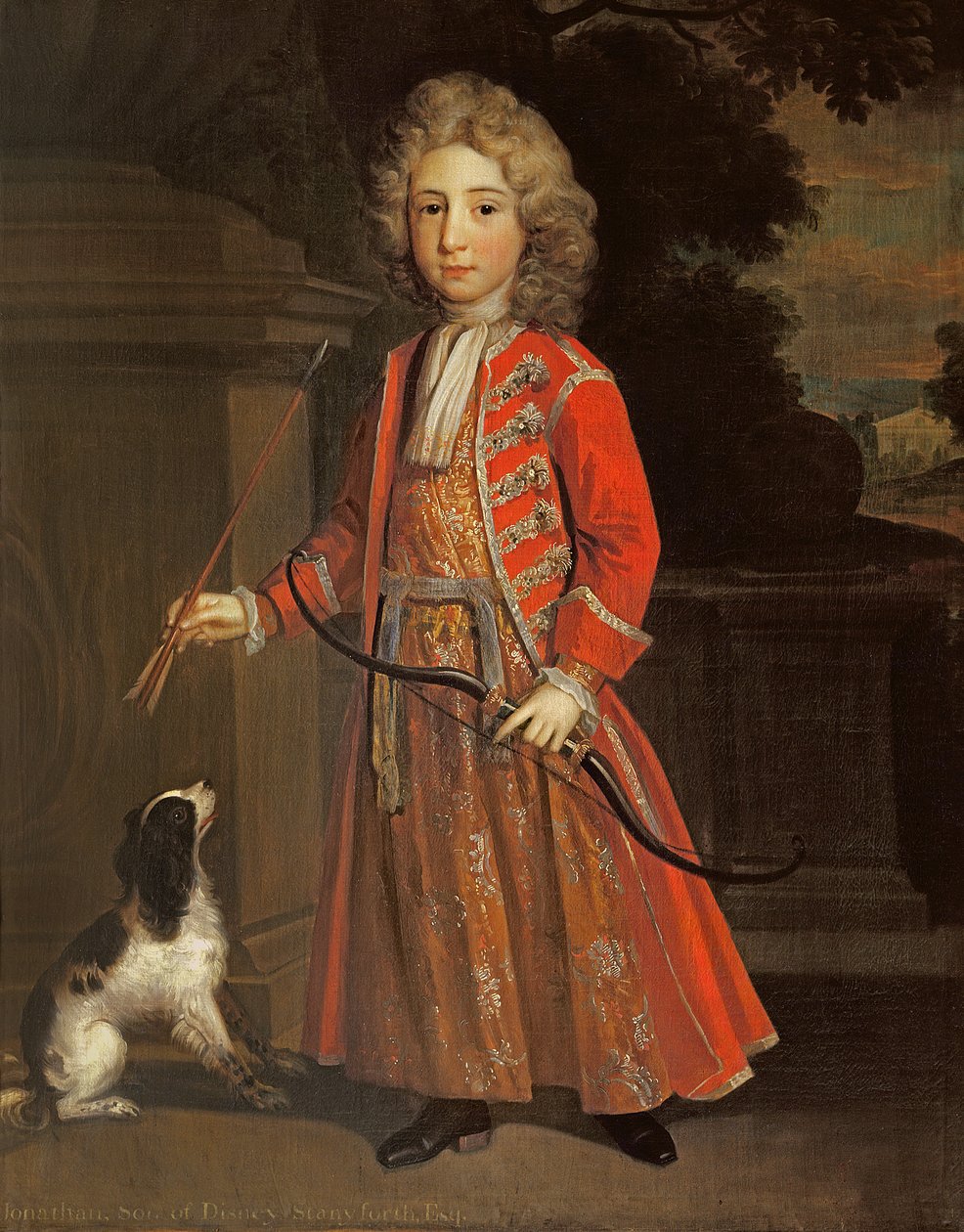 Jonathan Stanforth fiatal fiúként, 1715 körül alkotó: English School