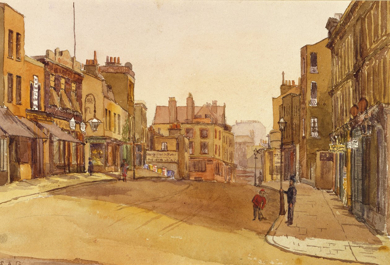 Kensington Church Street, 1892 alkotó: English School