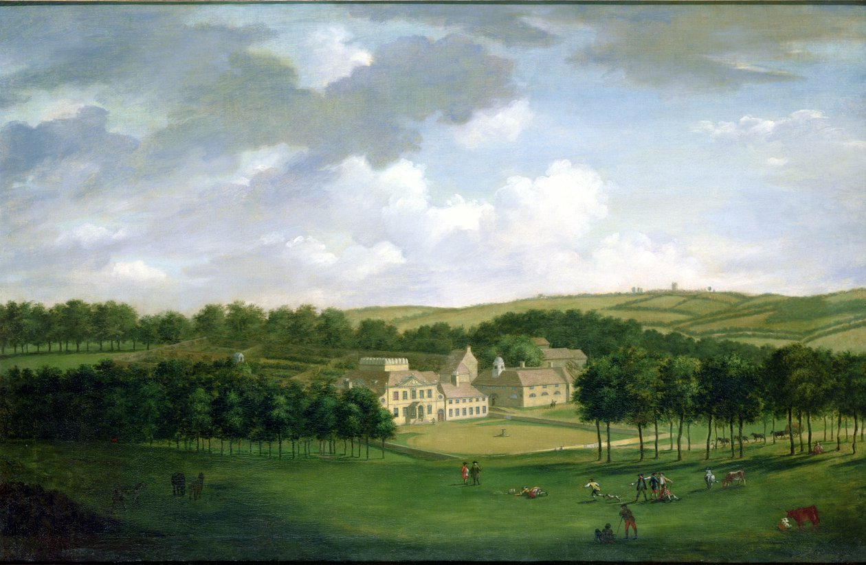 Kidbrooke Park, Kent, korábban George Lambertnek (1700-65) tulajdonították 1740-50 körül alkotó: English School