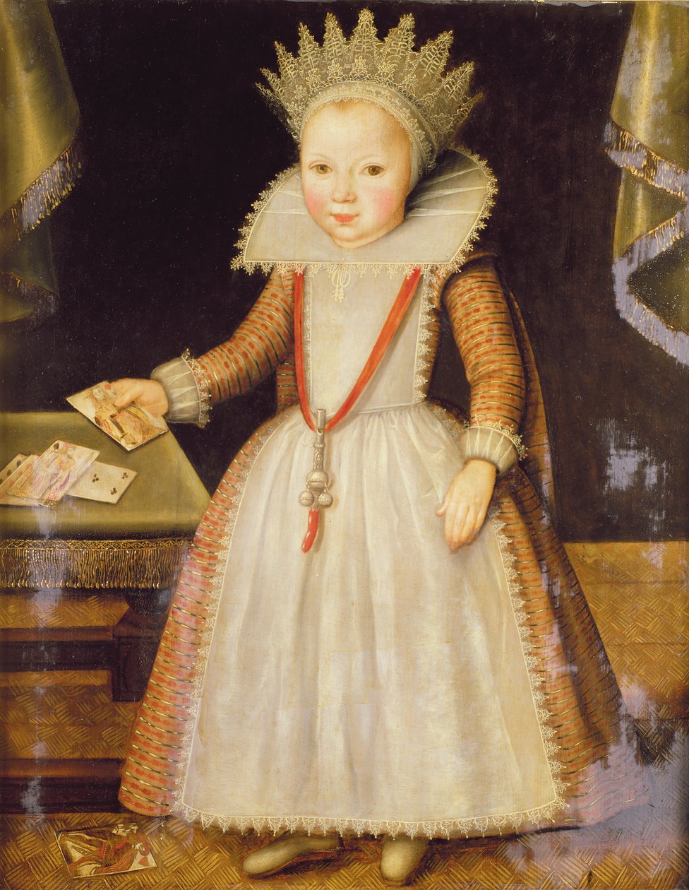 Lady Diana Russell gyermekként alkotó: English School