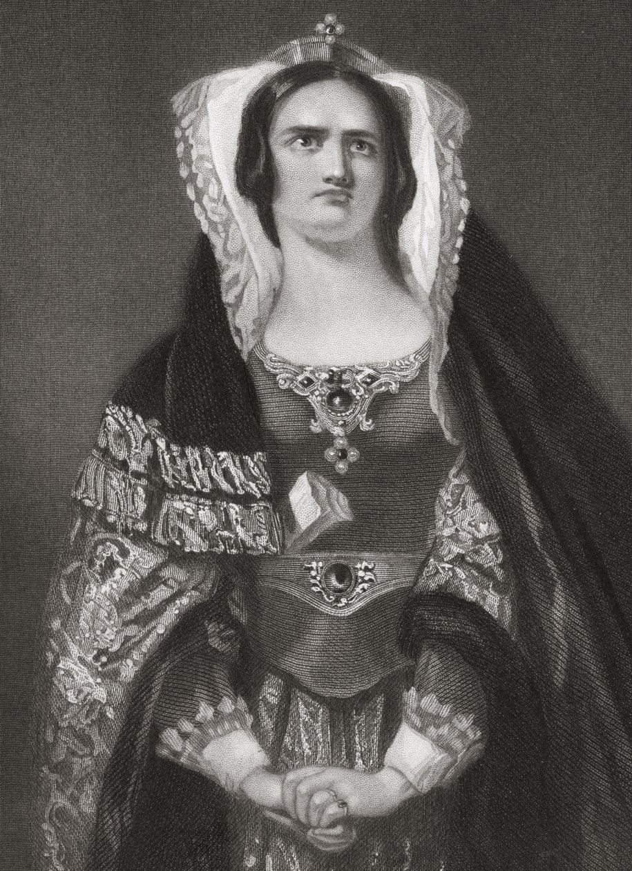 Lady Macbeth, William Shakespeare (1564-1616) „Macbeth” című művéből, 1845 körül alkotó: English School