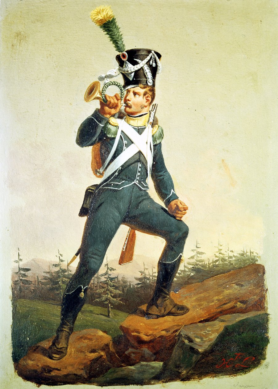 könnyű gyalogsági zászlós, 1811 alkotó: English School