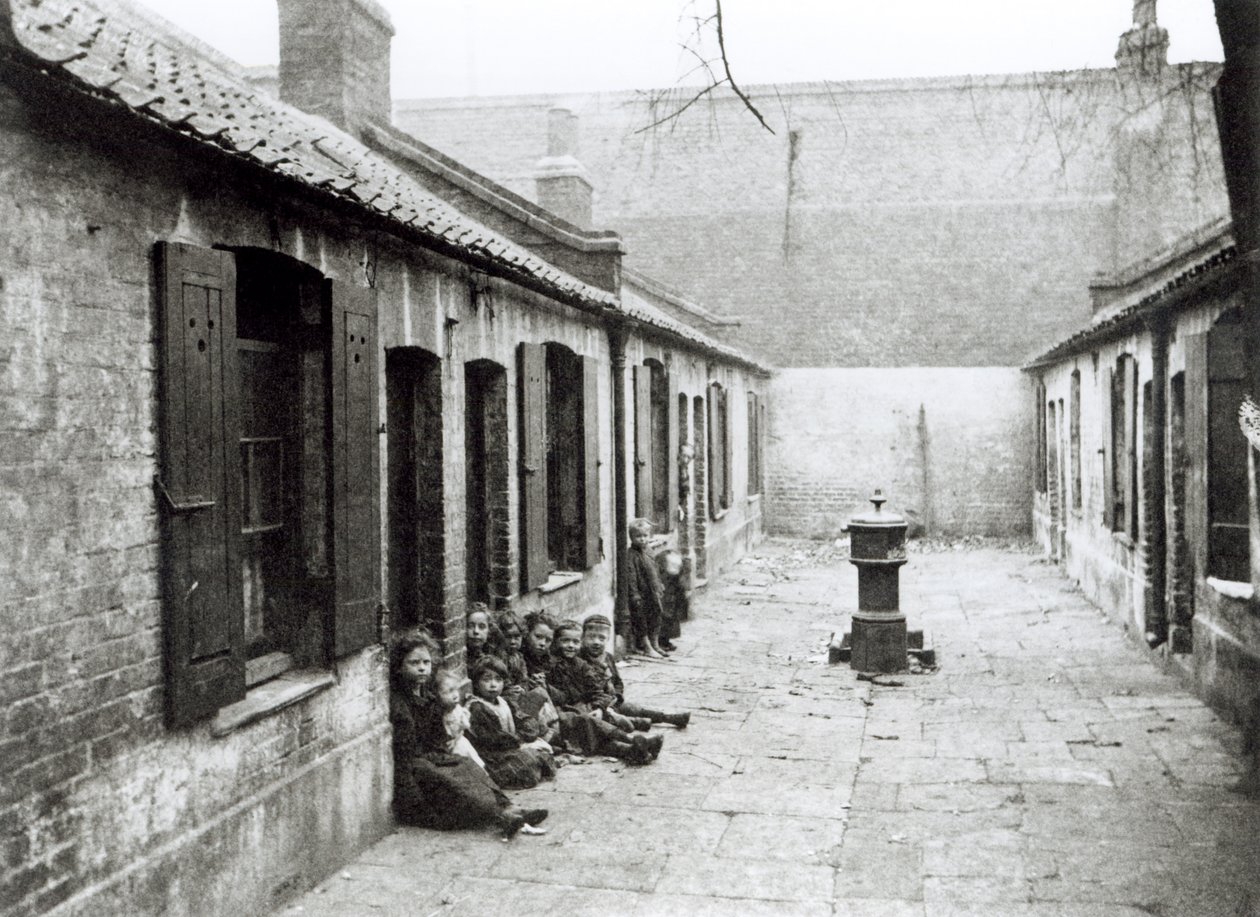 Londoni nyomornegyedek alkotó: English School