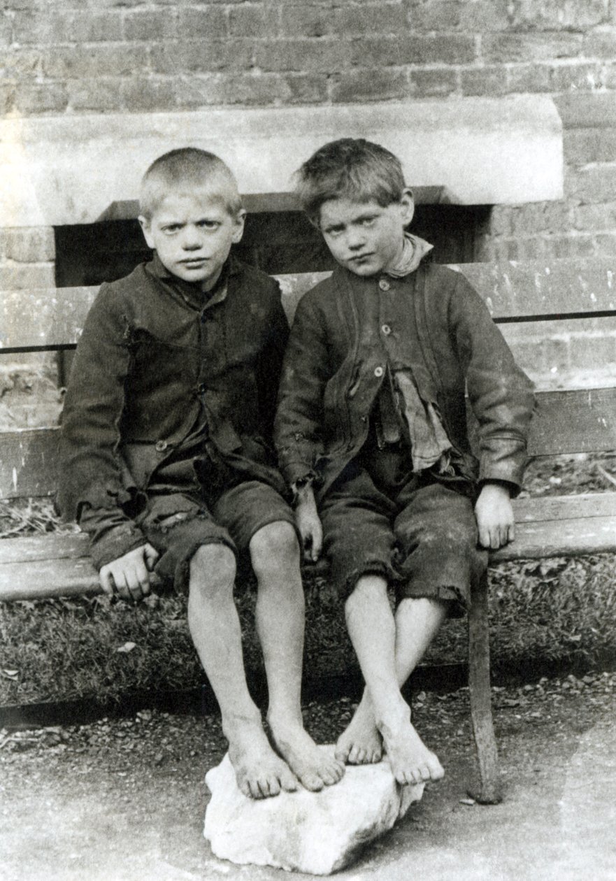 Londoni nyomornegyedek, A fiúk alkotó: English School