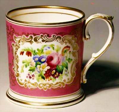 Longton Hall Trembly Rose bögre, 1755 körül (porcelán) alkotó: English School