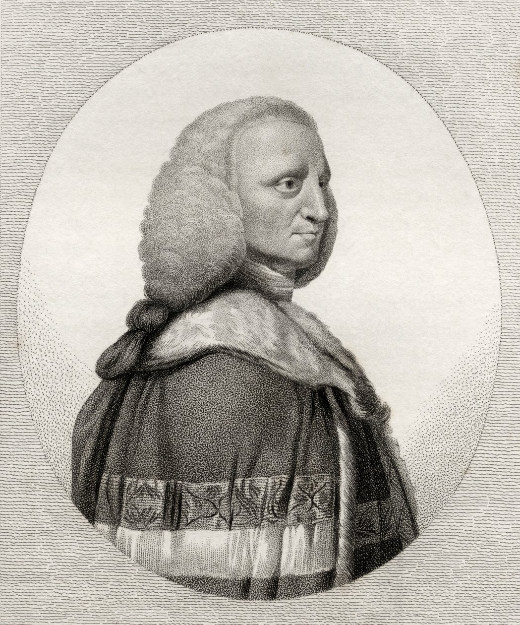 Lord George Lyttleton, Bocquet metszete, illusztráció a „Királyi és nemes szerzők katalógusából, IV. kötet”, 1806-ban megjelent alkotó: English School