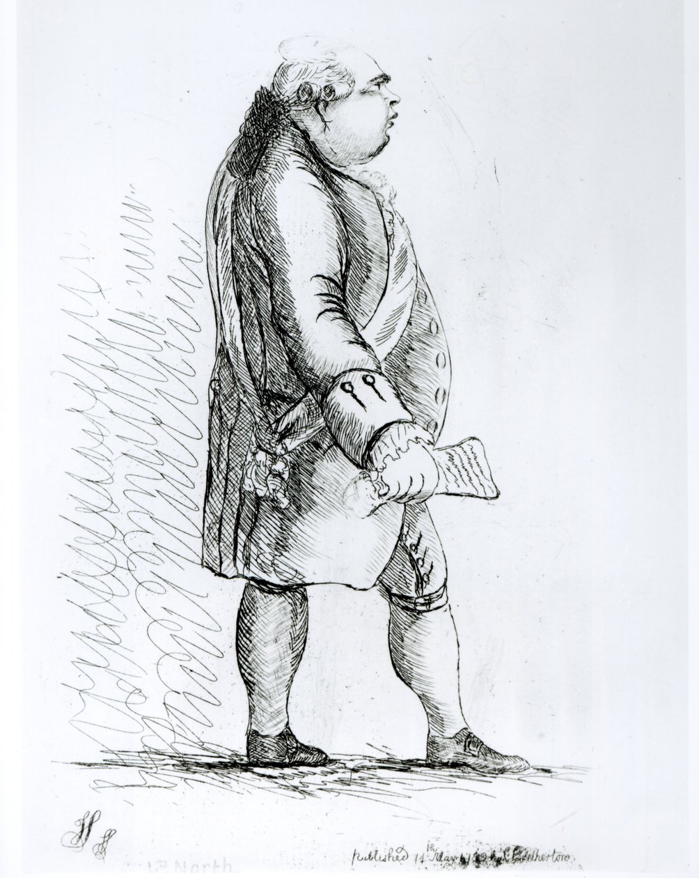 Lord North (1732-92) alkotó: English School