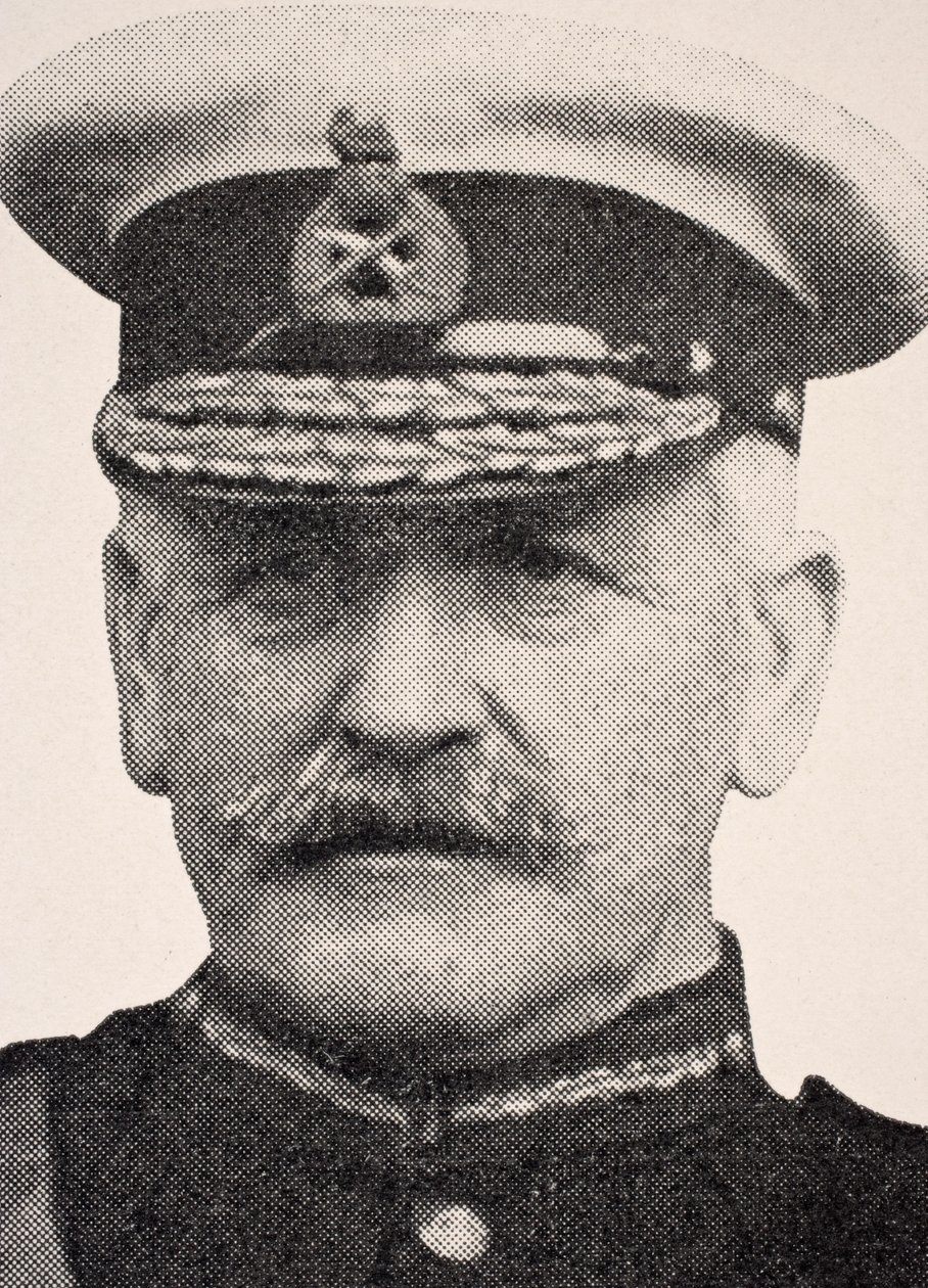 Sir Charles Carmichael Monro vezérőrnagy, az 1916-ban Londonban megjelent „The War Illustrated Album deLuxe” alkotó: English School