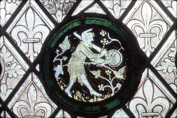 Ember elriasztja a madarakat alkotó: English School