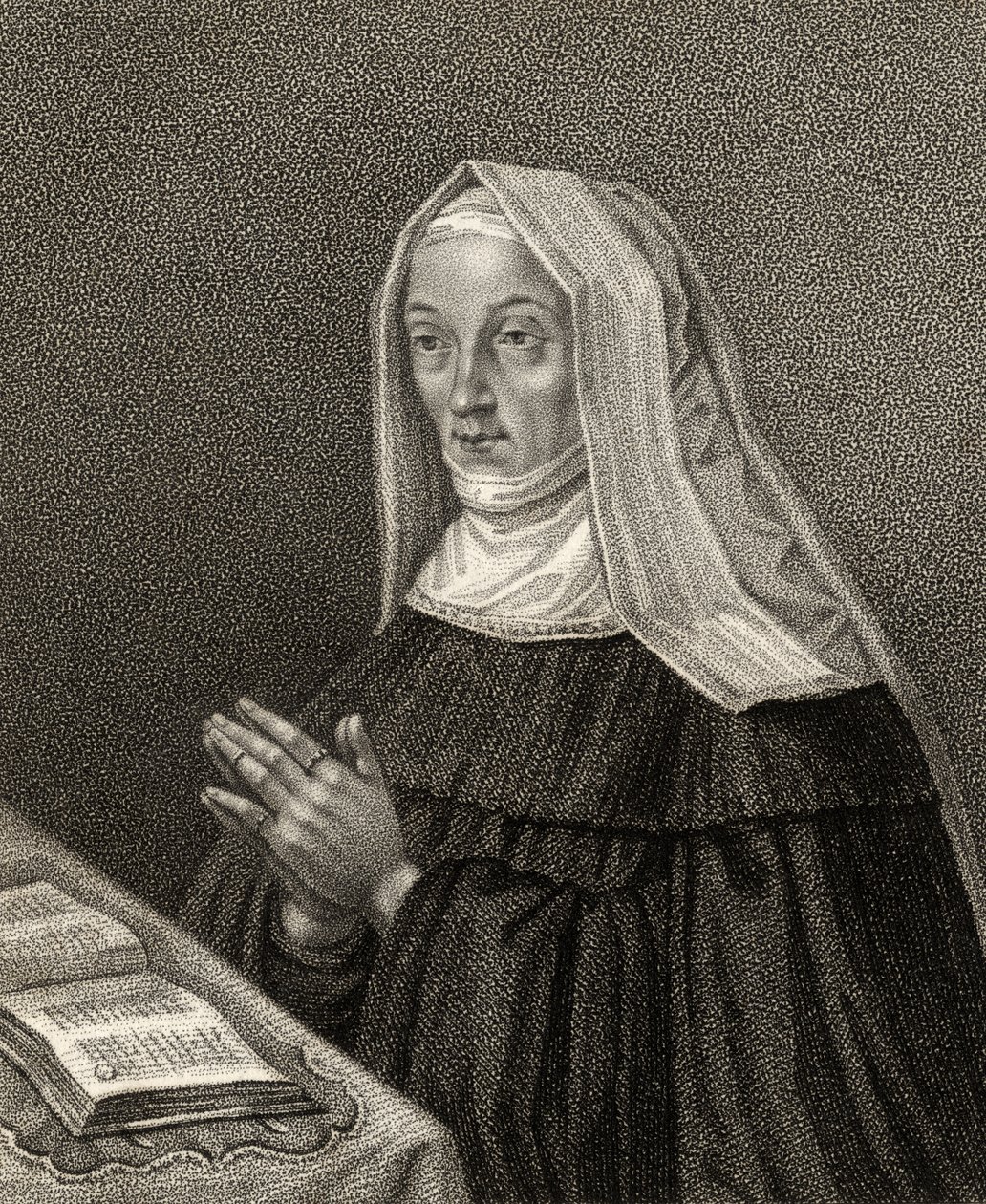 Margaret, Richmond és Derby grófnője, Gerimia metszete, „A királyi és nemes szerzők katalógusából”, 1806-ban jelent meg alkotó: English School