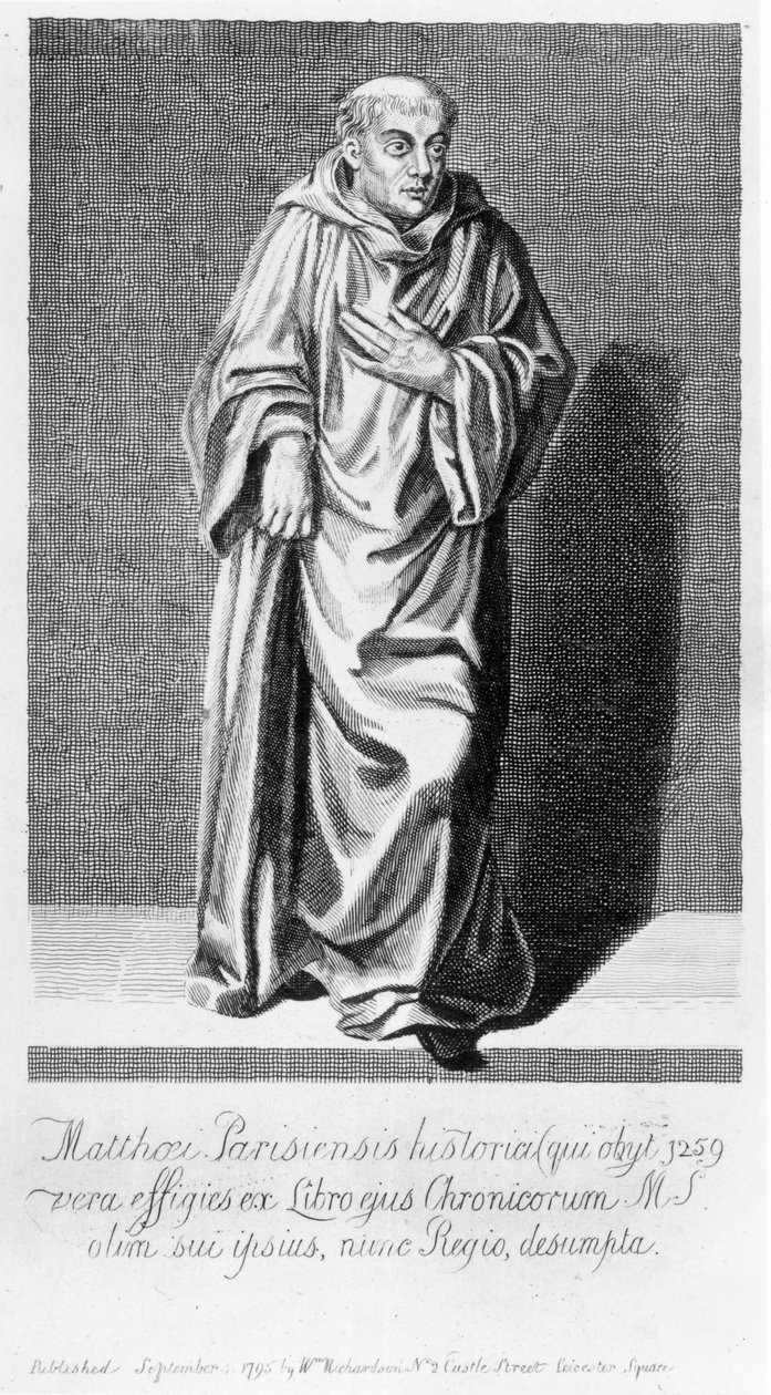 Matthew Paris, 1795 alkotó: English School