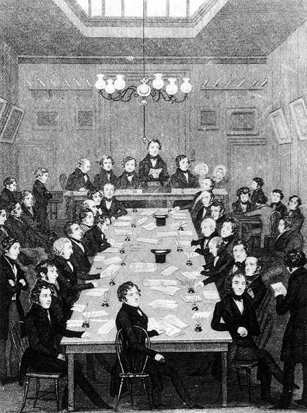 Országos Konvent ülése, 1842 alkotó: English School
