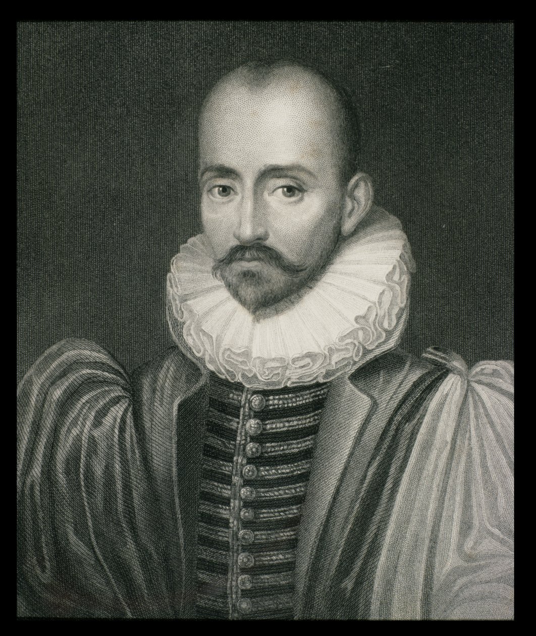 Michel Eyquem de Montaigne (1533-92) a Portrék galériájából, 1833-ban alkotó: English School