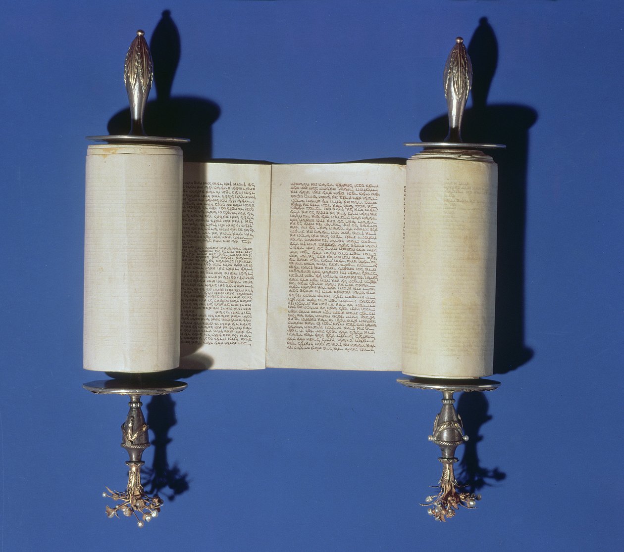 Miniatűr Tóratekercs, 1765 (pergamen) alkotó: English School