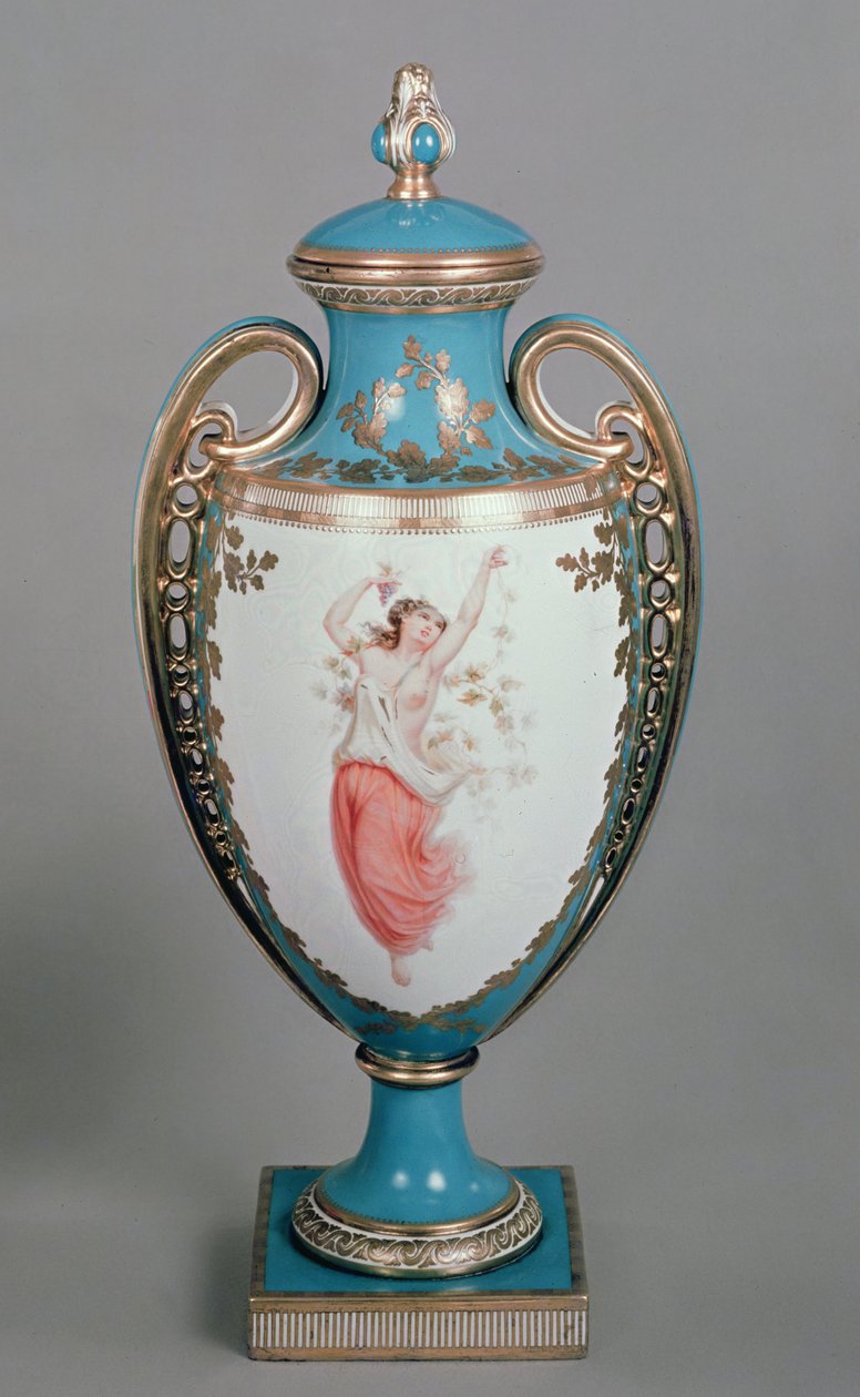 Minton váza, 1862 (kerámia) alkotó: English School