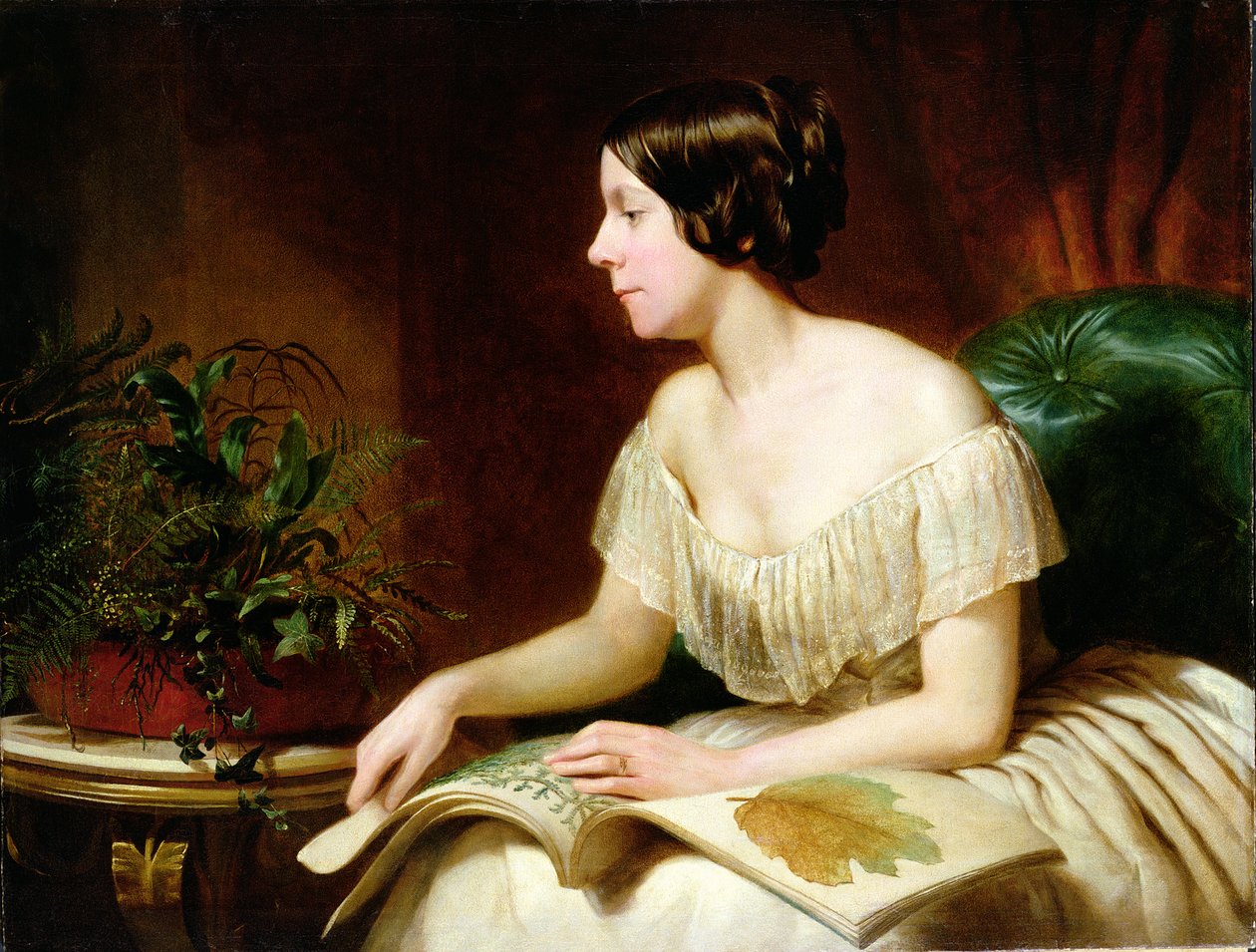 Miss Anne Pratt (1806-93), a híres botanikus alkotó: English School