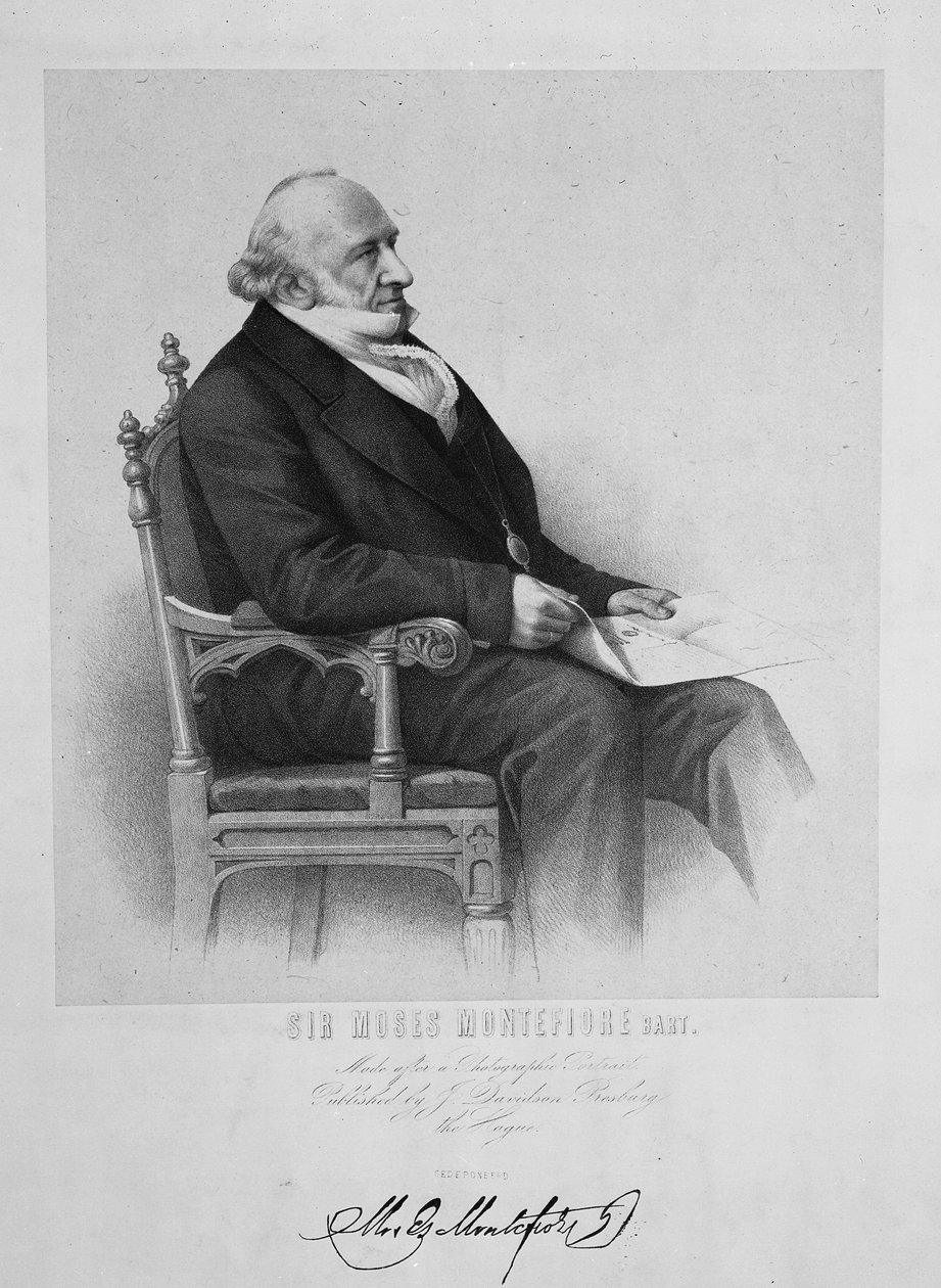 Moses Montefiore alkotó: English School