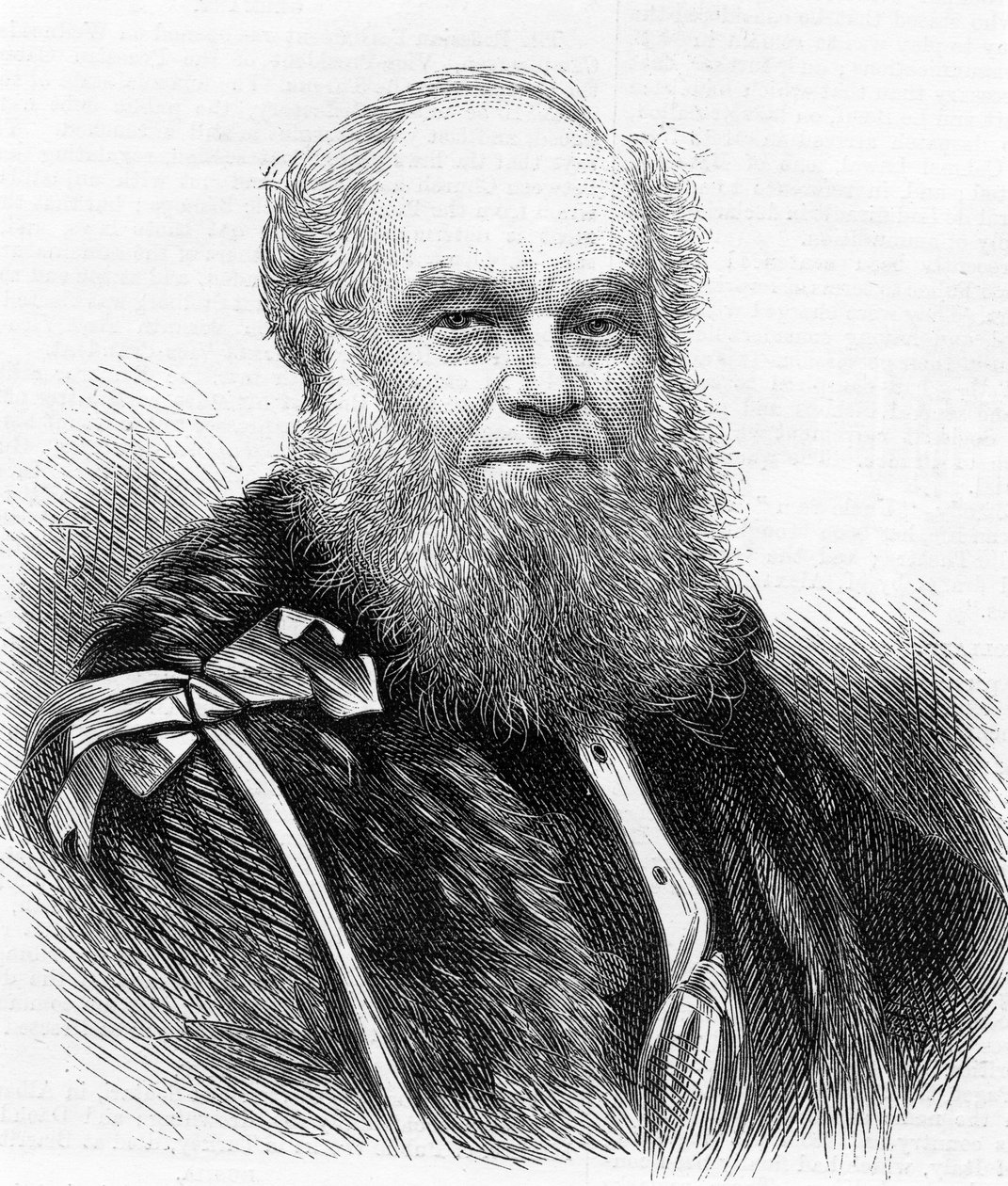 Mr Alderman és Whetham seriff, illusztráció a „The Illustrated London News”-ból, 1873 alkotó: English School