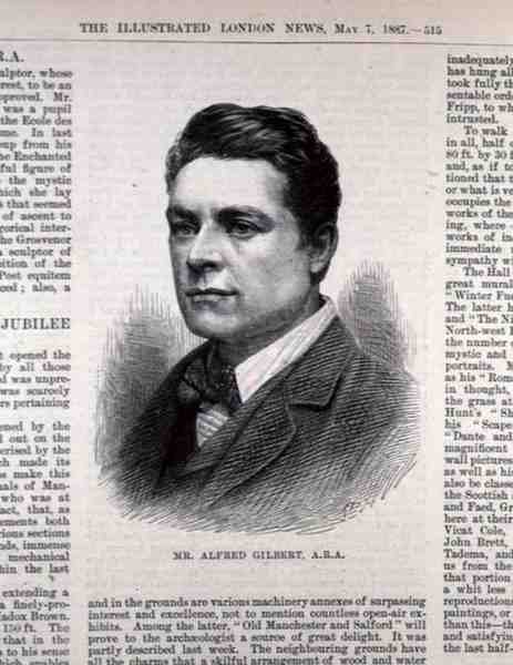 Alfred Gilbert (1854-1934), a The Illustrated London News-tól, 1887. május 7. alkotó: English School