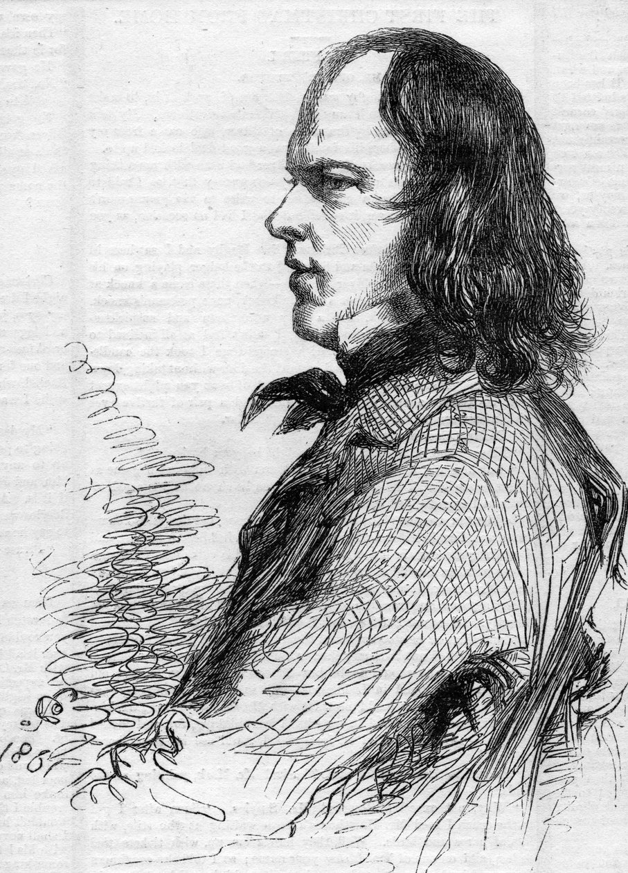 Mr George Lance, megjelent a „The Illustrated London News”-ban, 1861. december 21. alkotó: English School
