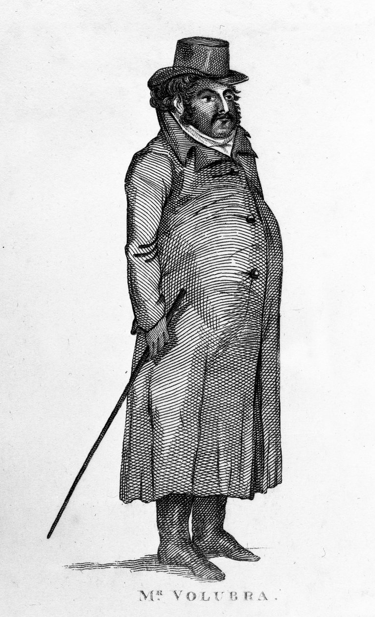 Valobra úr, illusztráció James Caulfield „The Lives and Portrés of Remarkable Characters” című művéből, 1819. alkotó: English School