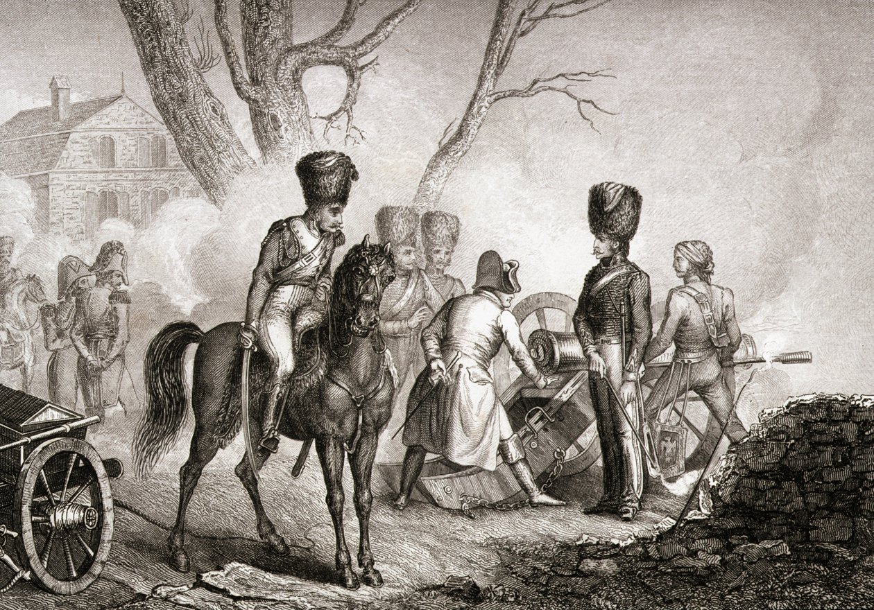 Napóleon (1769-1821) Montereau-sur-Yonne-ban 1814. február 18-án alkotó: English School