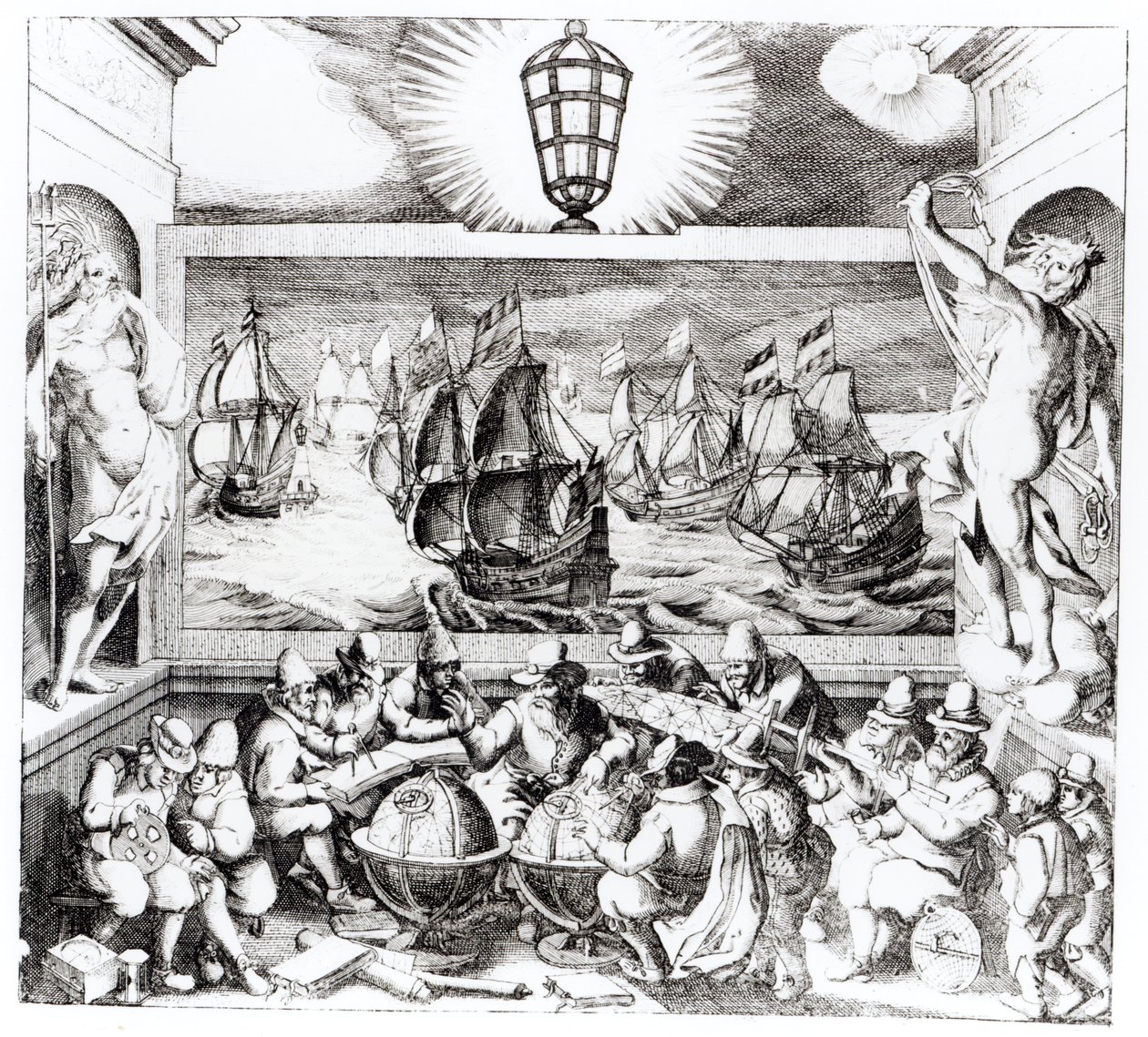 Navigációs címlap, 1600 alkotó: English School