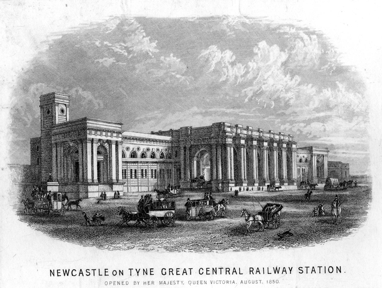 Newcastle-upon-Tyne Nagy központi pályaudvar alkotó: English School