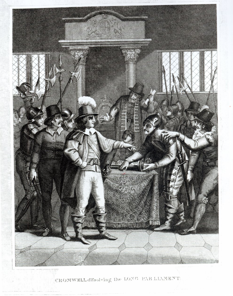 Oliver Cromwell (1599-1658) Az 1653-as hosszú parlament feloszlatása alkotó: English School