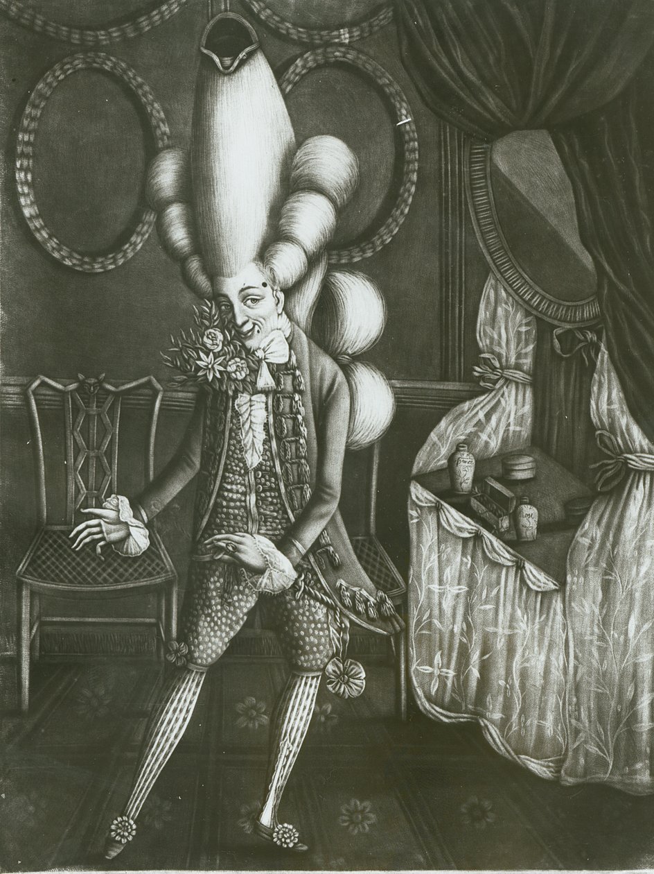 Pantheon makaróni, 1773 alkotó: English School