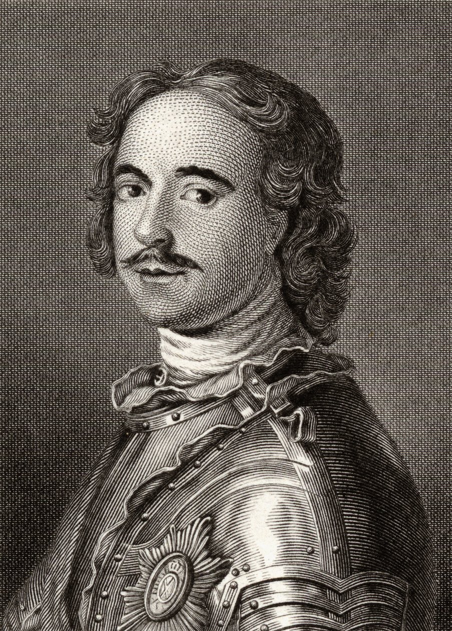 I. Péter (1672-1725) Nagy Péter, Oroszország cárja alkotó: English School