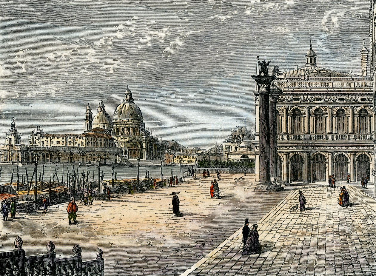 Piazzetta of San Marco alkotó: English School