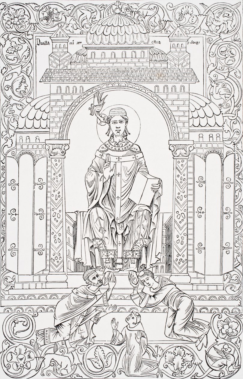I. Szent Gergely pápa, 1848 alkotó: English School