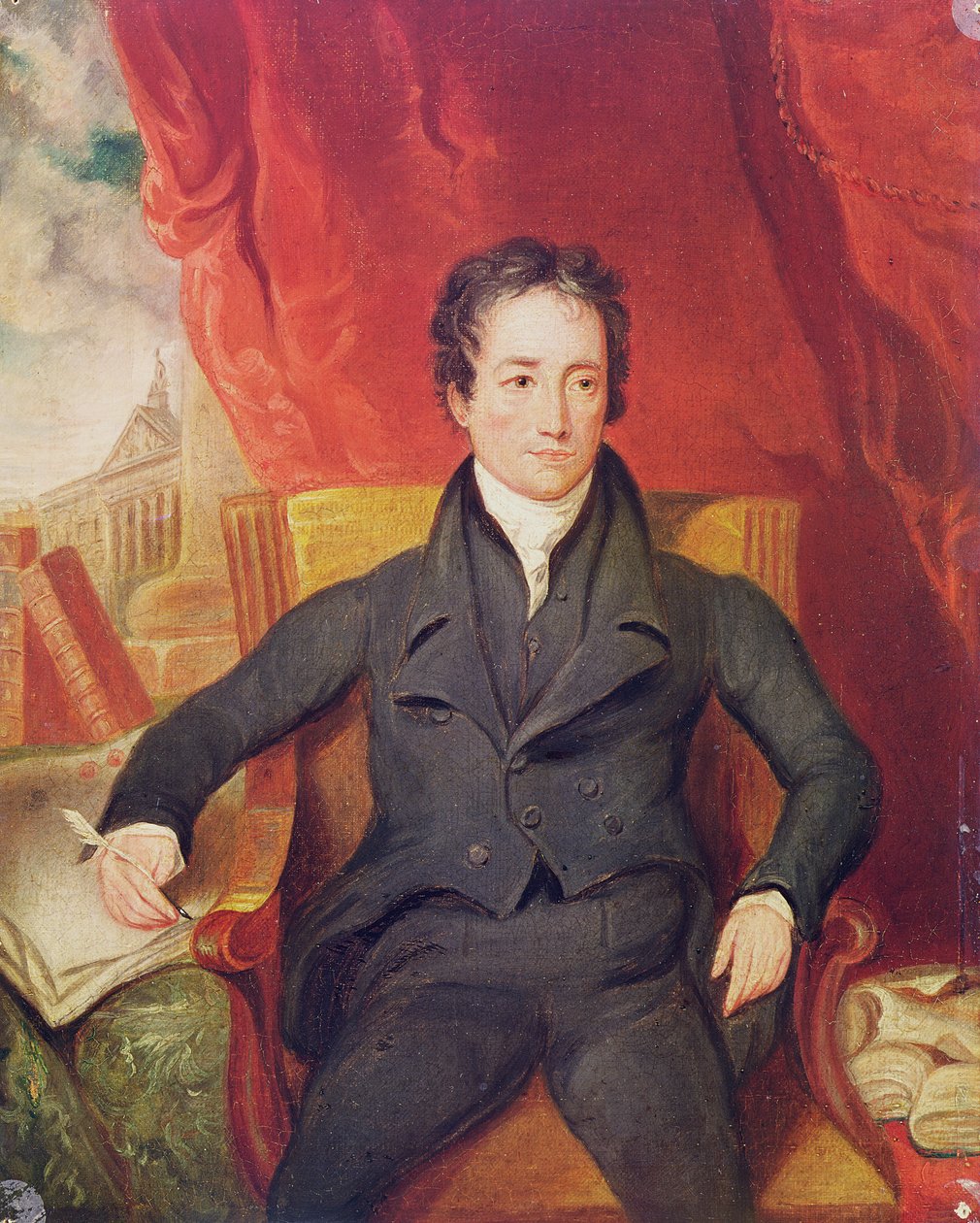 Bárány Károly (1775-1834) portréja 1826 alkotó: English School