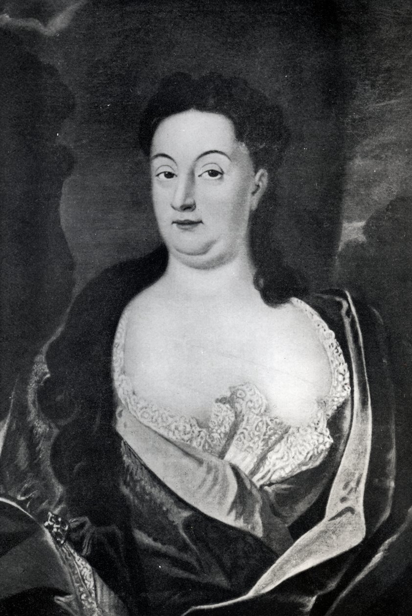 Ehrengard Melusina von der Schulenburg grófnő, Kendal hercegnő (1667-1743) portréja alkotó: English School