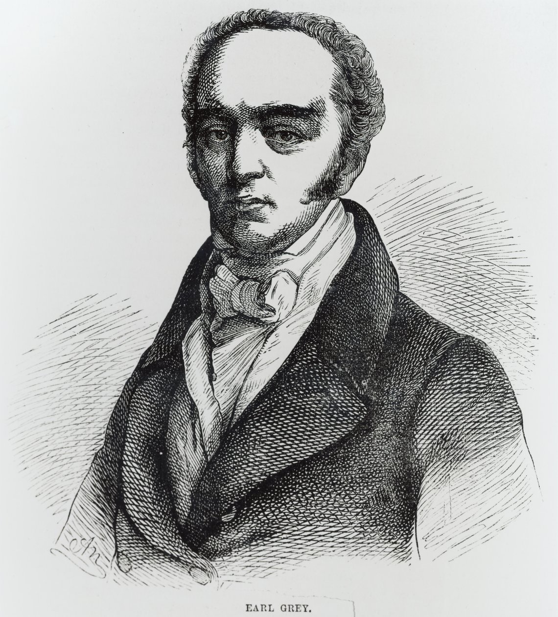 Earl Gray portréja (1764-1845) alkotó: English School