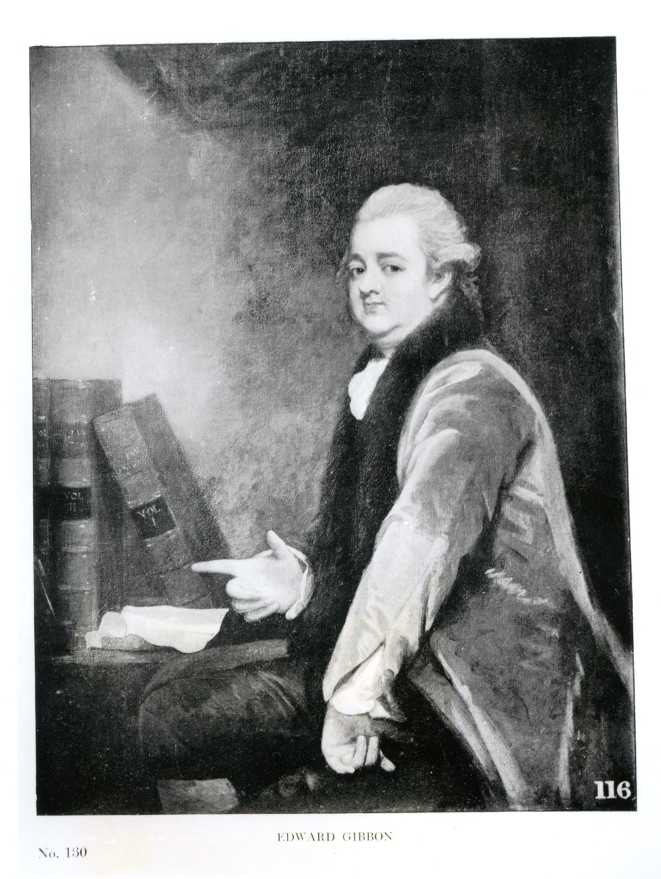 Edward Gibbon (1737-94) portréja alkotó: English School
