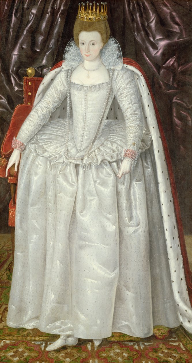 Elizabeth Vernon, Southampton grófnőjének portréja, 1603 körül alkotó: English School
