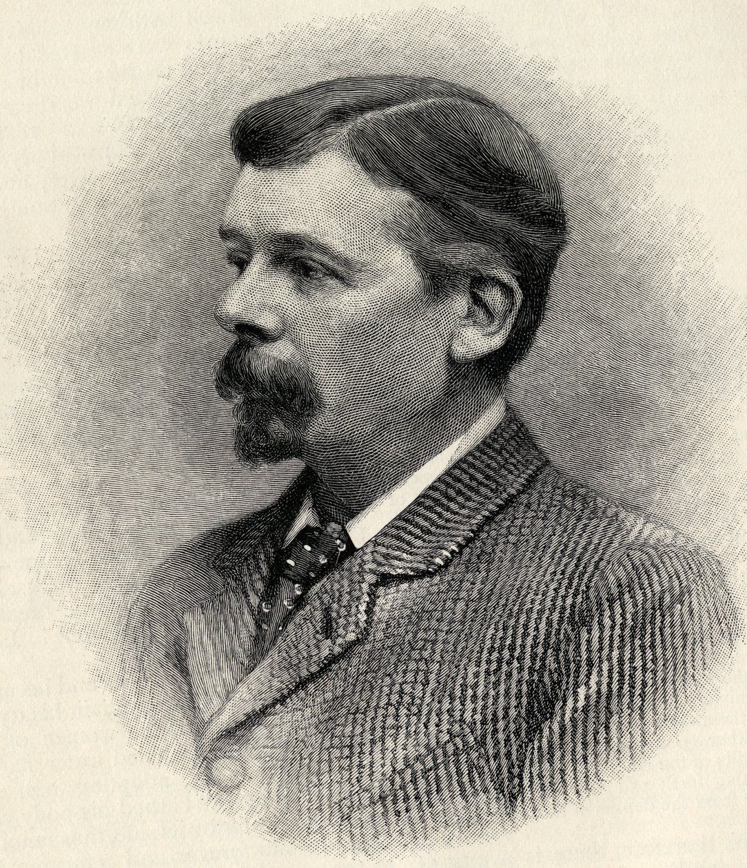 George du Maurier portréja a „The Century Illustrated Monthly Magazine”-ból, 1883. májustól októberig alkotó: English School