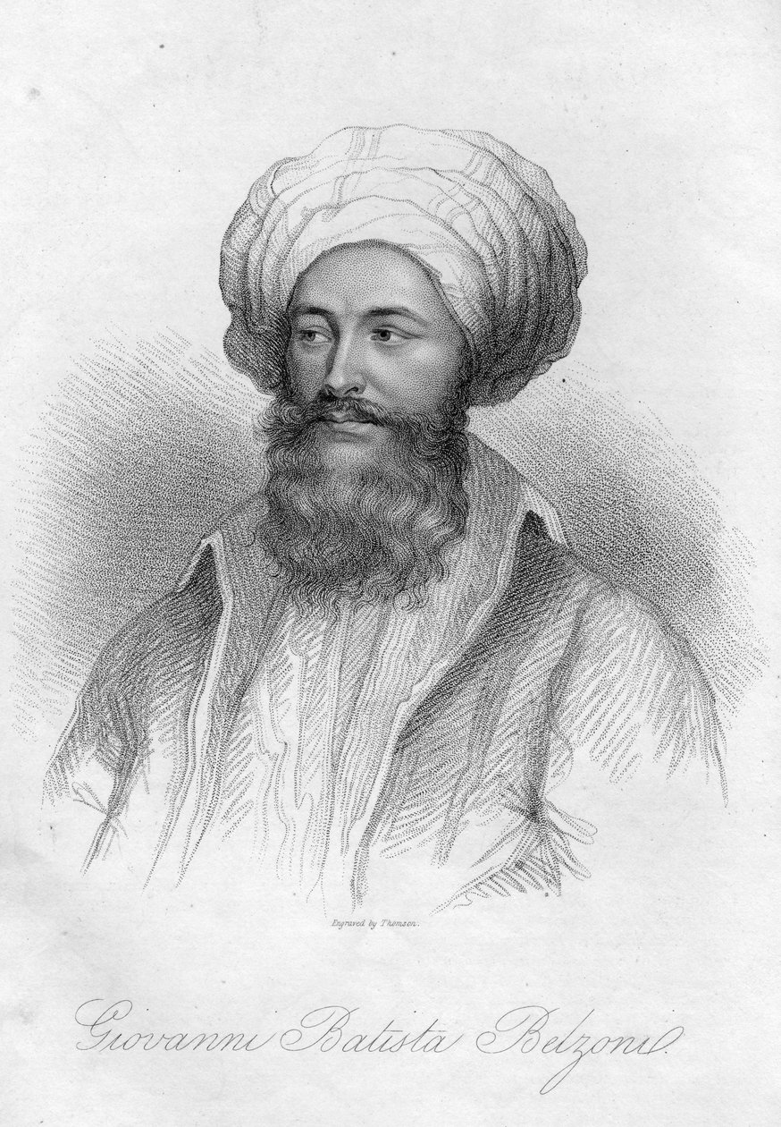 Giovanni Batista Belzoni portréja alkotó: English School